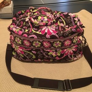 Vera Bradley Weekender Bag (Purple Punch)